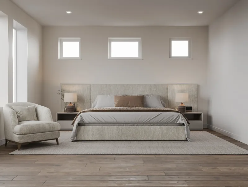 Bedroom rendering at The Breakaway Oxford