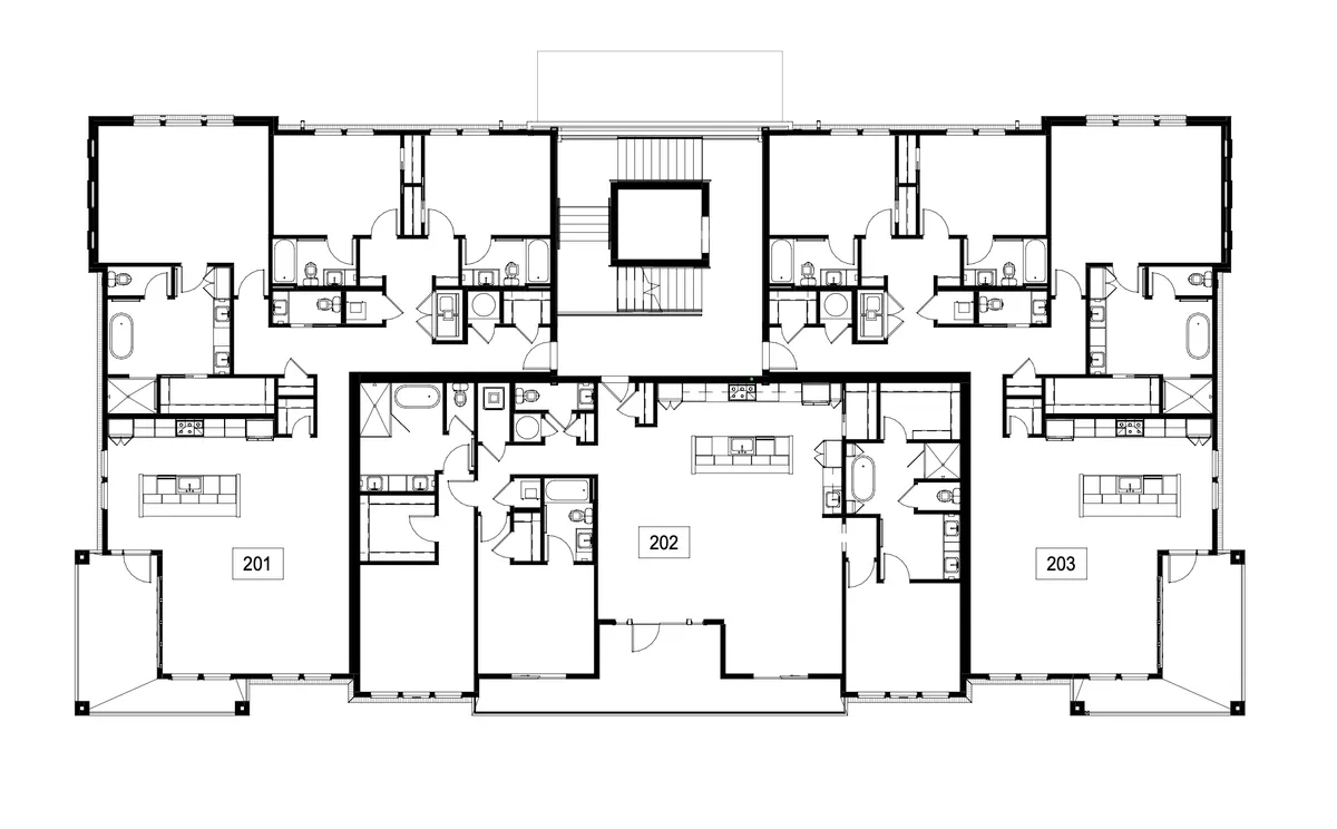 Building floor plans for Level 2 and Level 3 at The Breakaway Oxford